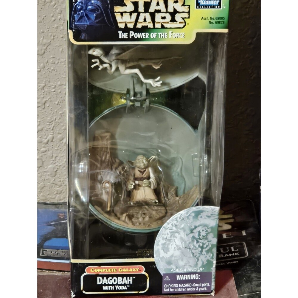 NIB VTG Star Wars POTF Complete Galaxy DAGOBAH Yoda Kenner 1998 Power Of Force